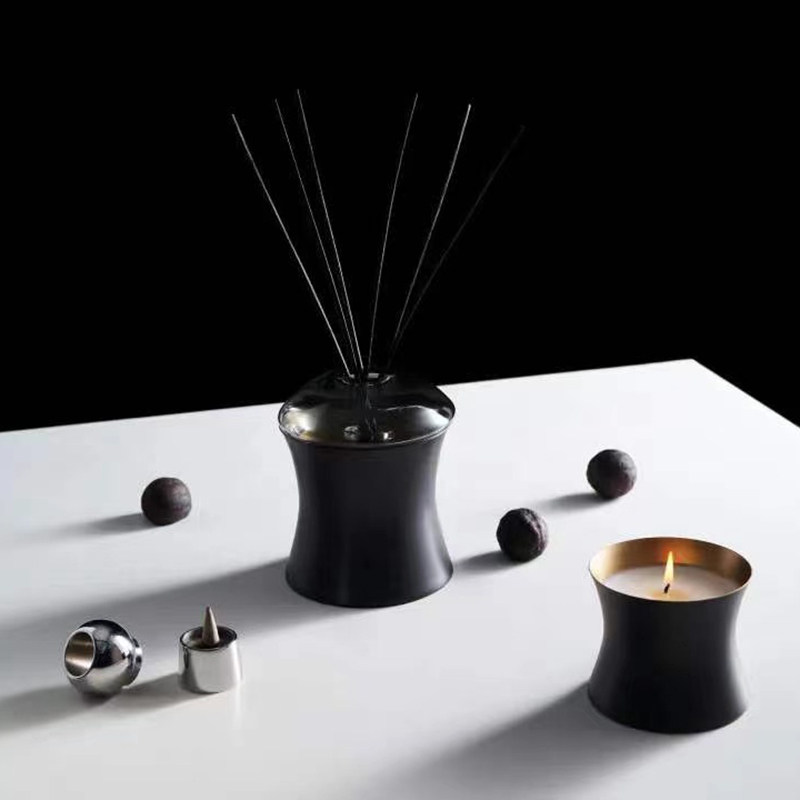 香薰新品英国tomdixon蜡烛eclectic无火黄铜装饰香薰蜡烛