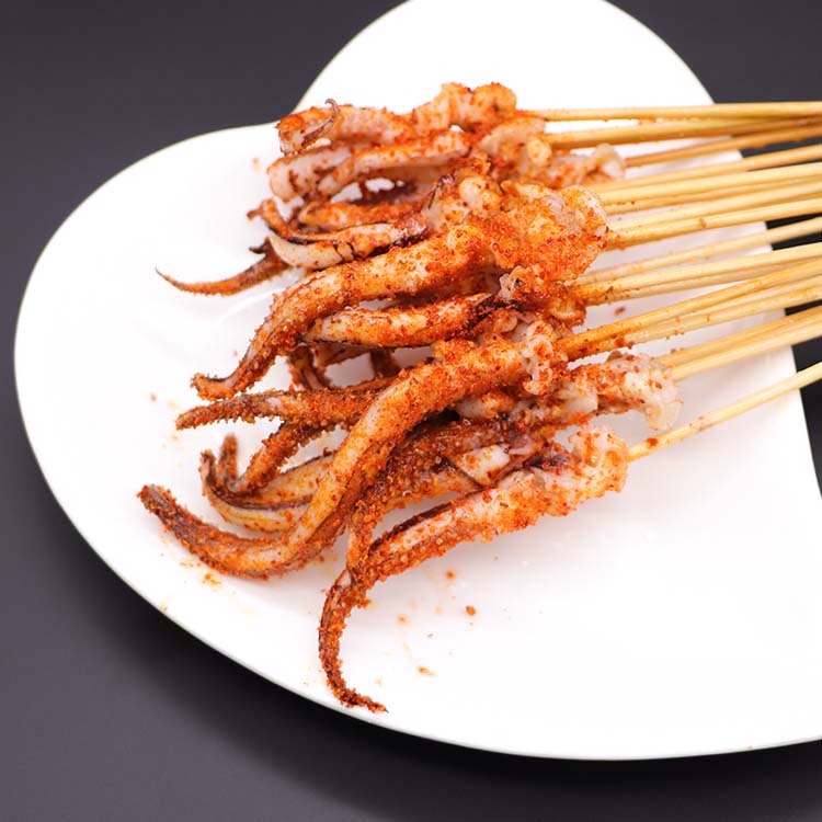 网红铁板串鸭肠串夺命小串油炸小肉串商用烧烤铁板冷冻半成品食材