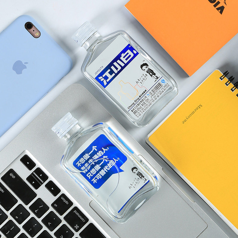 江小白高粱酒粮食酒小瓶酒国产白酒40度100ml*12瓶白酒整箱