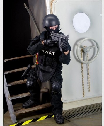 天天特价1/6 swat警察军事玩具兵人模型手办益智玩偶男生创意礼物