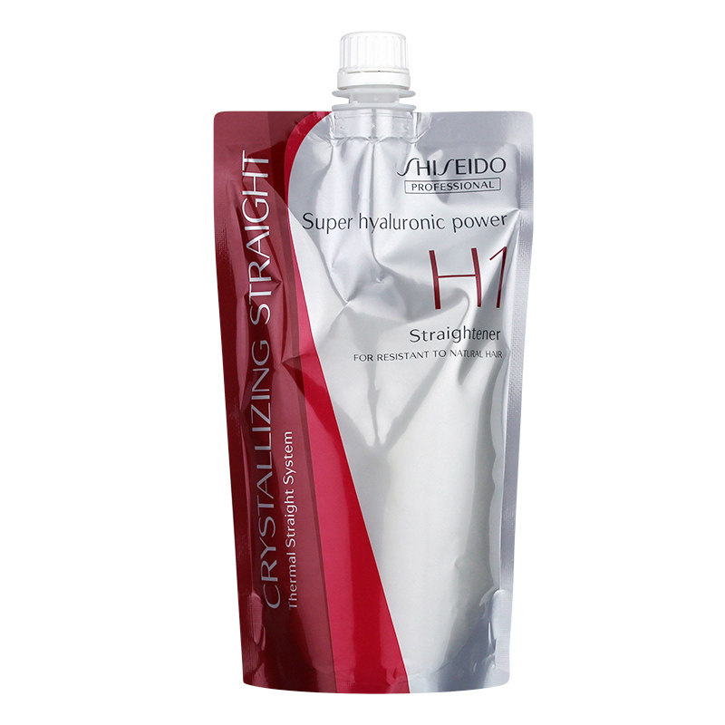 日本资生堂光润水晶直烫液直发膏粗硬自然卷软化免夹拉直膏一梳直