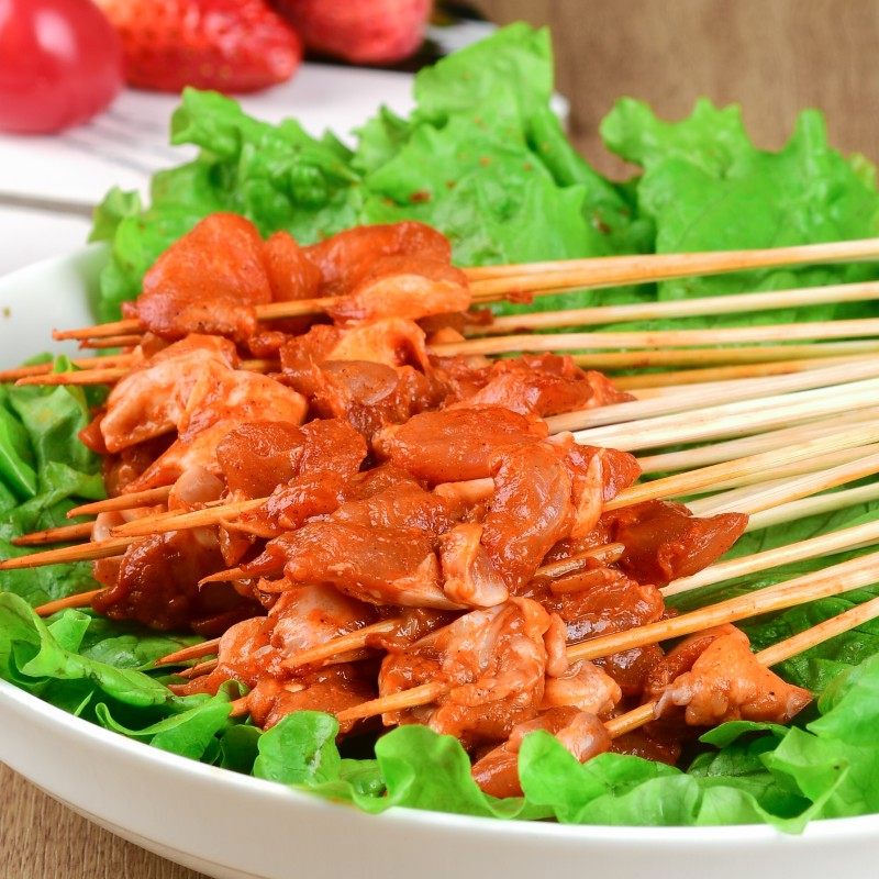 掌中宝小串鸡脆鸡软骨串油炸串商用烧烤小肉串铁板小串一件1200串