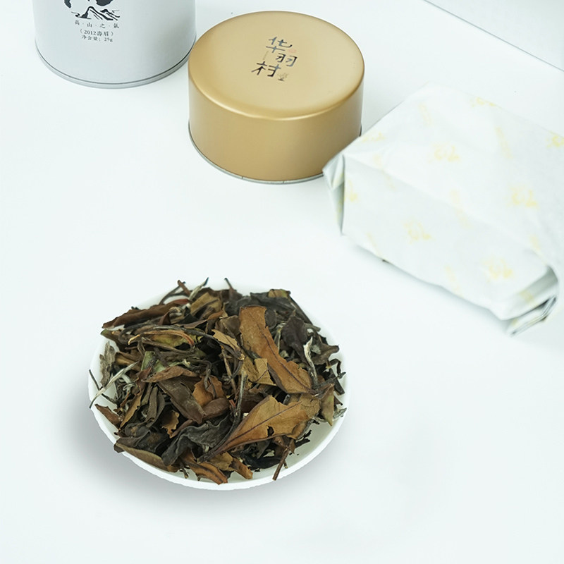 华羽村福鼎白茶718·岚铁罐礼盒装散茶寿眉150克