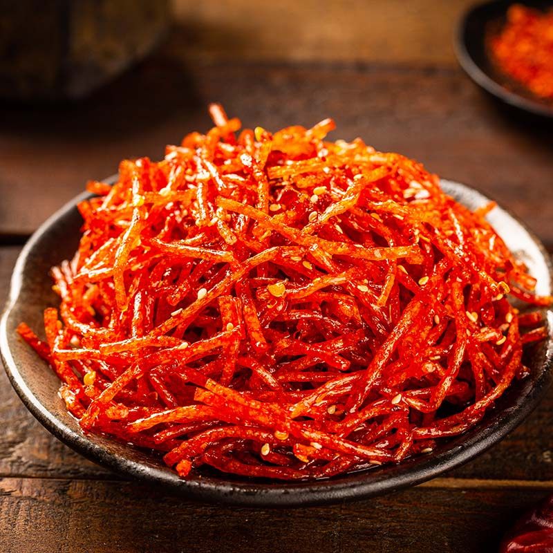 网红香辣辣丝辣条麻辣零食大礼包湖南特产魔鬼儿时小吃一箱混合装