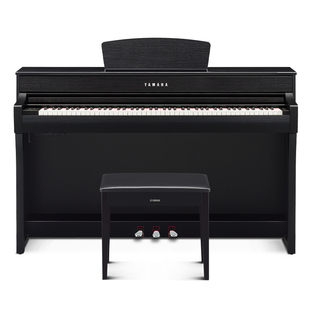 家用专业智能电子钢琴635雅马哈电钢琴初学者88键重锤clp735立式