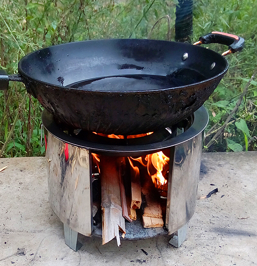 骑行灶具煮水庭院火力户外厨具餐具锅灶野餐野餐炉具