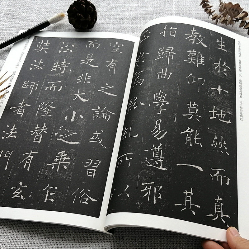 书法唐褚遂毛笔正版书籍放大彩色练习临摹基础书法