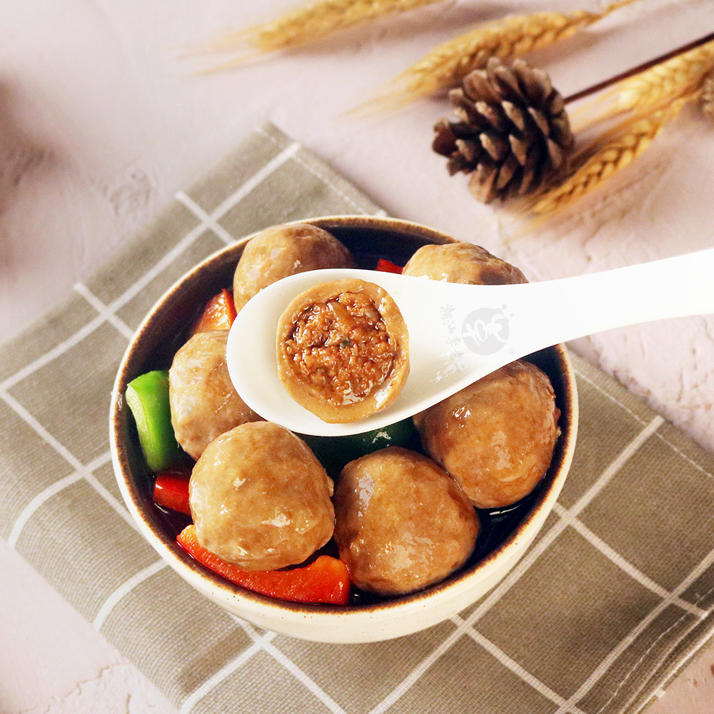 小包包装撒尿牛肉肉丸潮汕牛丸虾饼墨鱼饼鱼牛丸