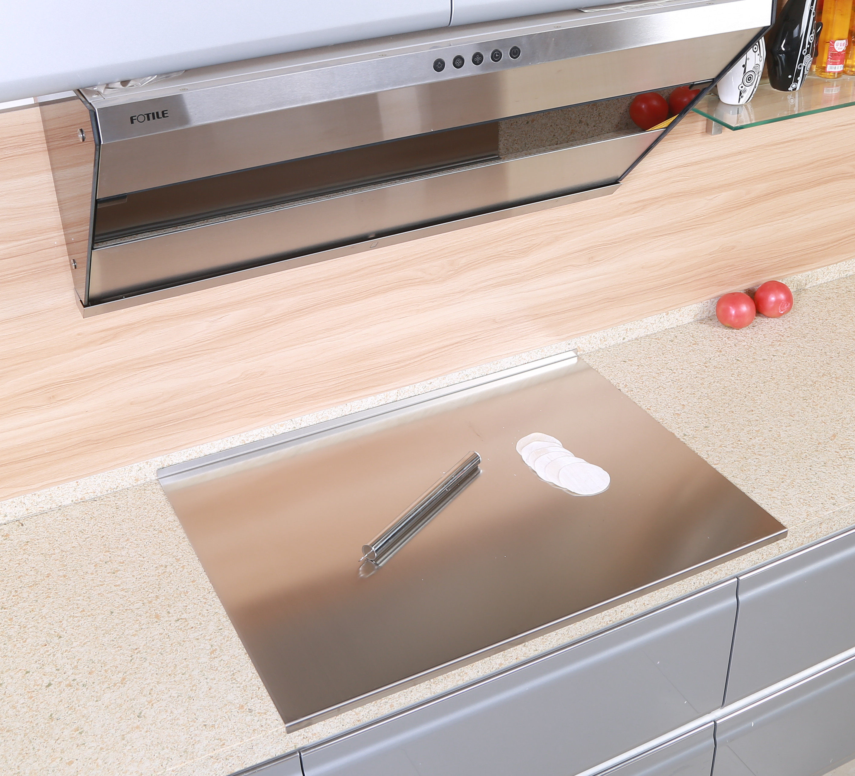 和面板德国不锈钢食品品级案板揉面面板家用抗菌砧板