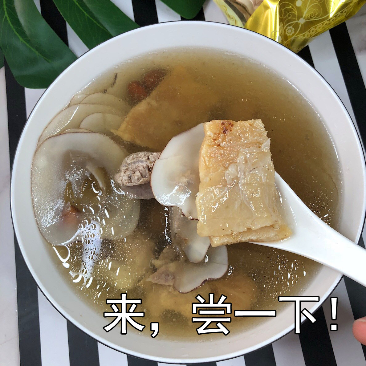 广东汤料鱼干海底椰片汤包清热干货煲汤食材莲子
