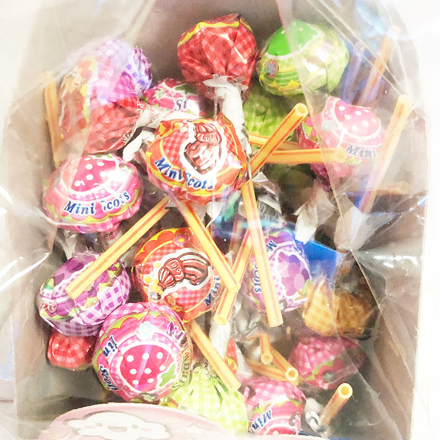 棒棒糖泰国进口水果果味迷你迷你棒多口口味七彩糖果