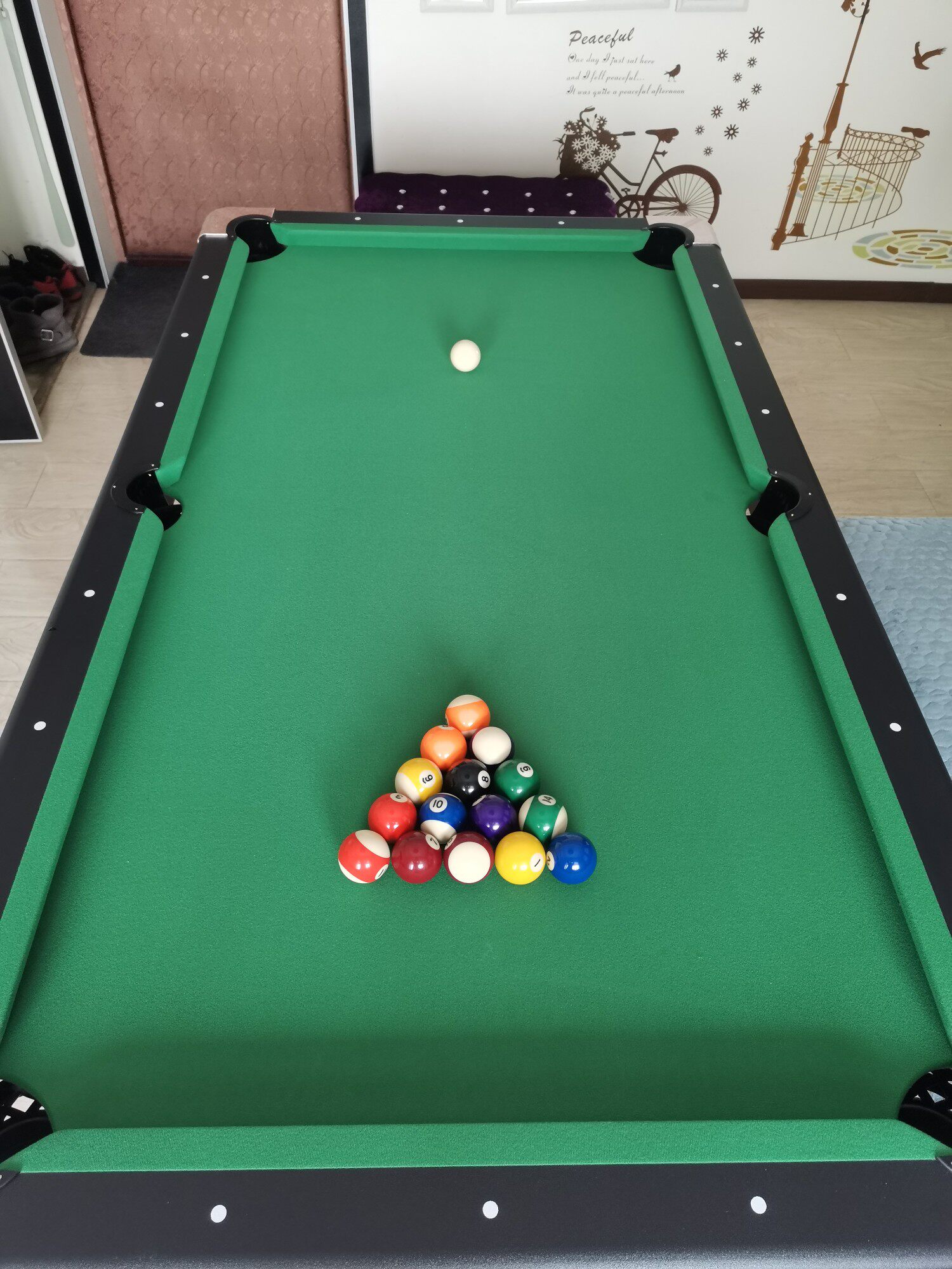 球台家用休闲室内折叠成人台球桌英式非标准1米台球桌