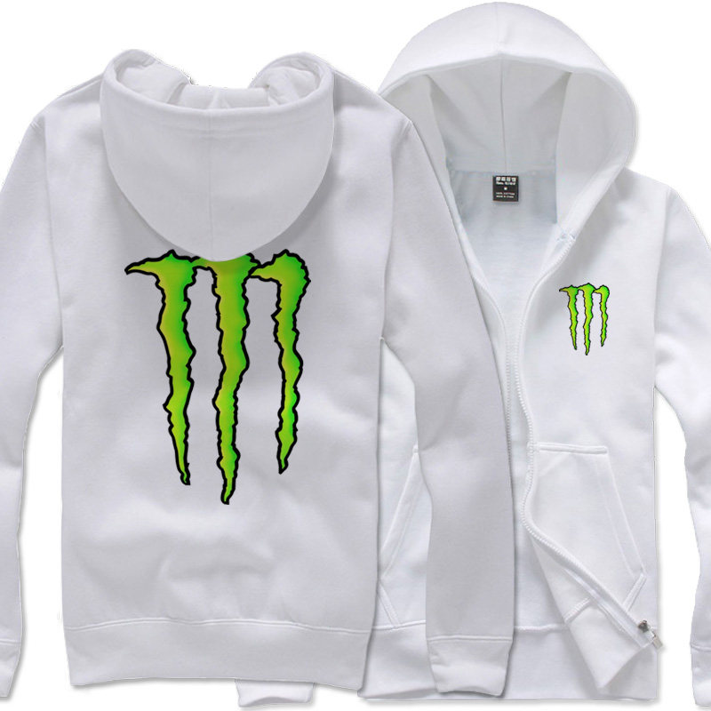 爪子爪印抓痕魔爪韩版拉链恶魔休闲卫衣男员工卫衣