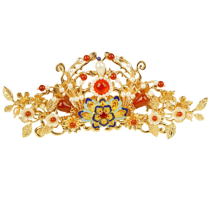 发簪红楼梦凤簪正凤偏凤钗汉流苏步摇古风坦领发饰