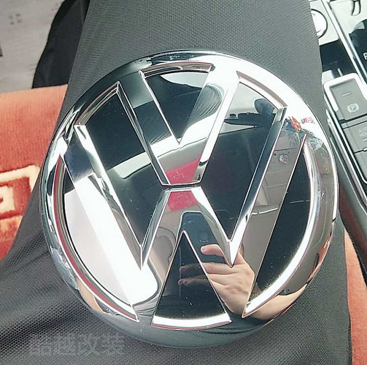 适用于大众新迈腾帕萨特cc速腾辉昂中网标w车标前标志后尾标改装