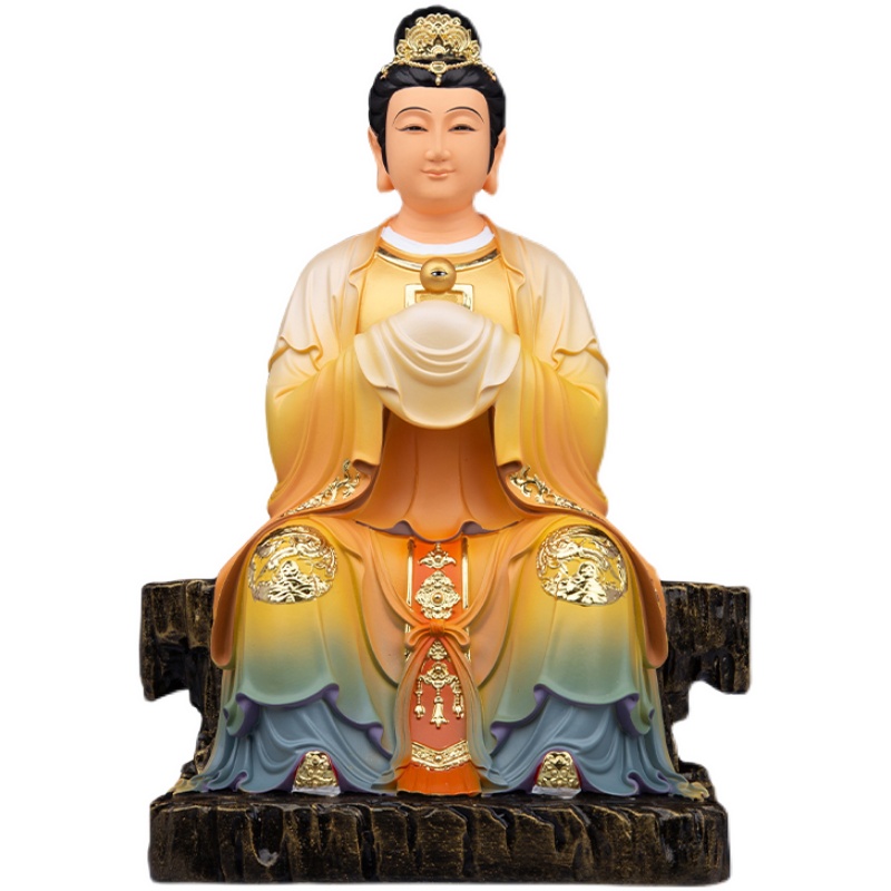 娘娘眼光三宵19寸圣母神像佛像眼王奶元树脂摆件