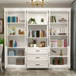 European Background Wall Bookcase Floor Glass Door Bookcase Bookcase Simple Modern Whole Wall Shelf To The Top European Background Wall Bookcase Floor Glass Door Bookcase Bookcase Simple Modern Whole Wall Shelf To The Top