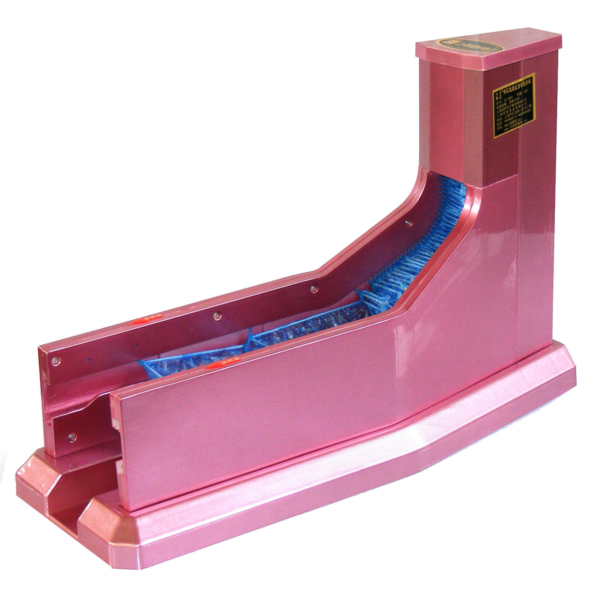 申江家用鞋模机办公用鞋底覆膜机酒店一次性脚拖拉式全自动鞋套机