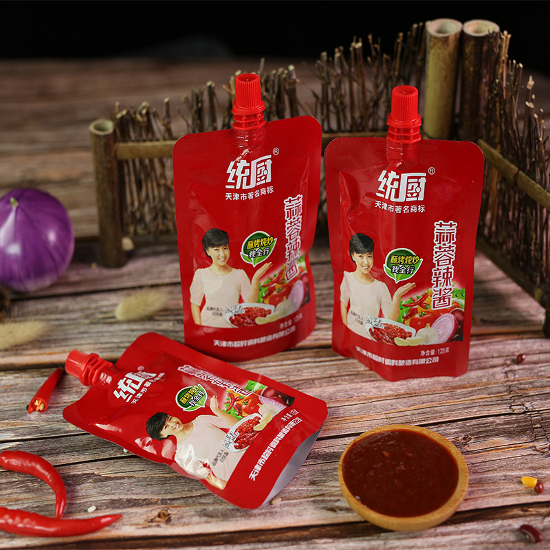 蒜蓉天津统厨辣酱烧烤125g辣椒酱拌饭低脂酱料辣椒酱