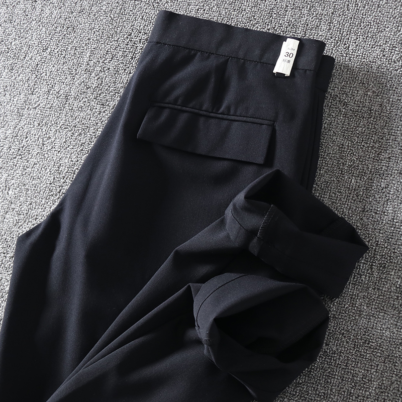 高端顺滑！线下299！剪标撤柜尾货夏季薄款修身商务休闲裤长裤男
