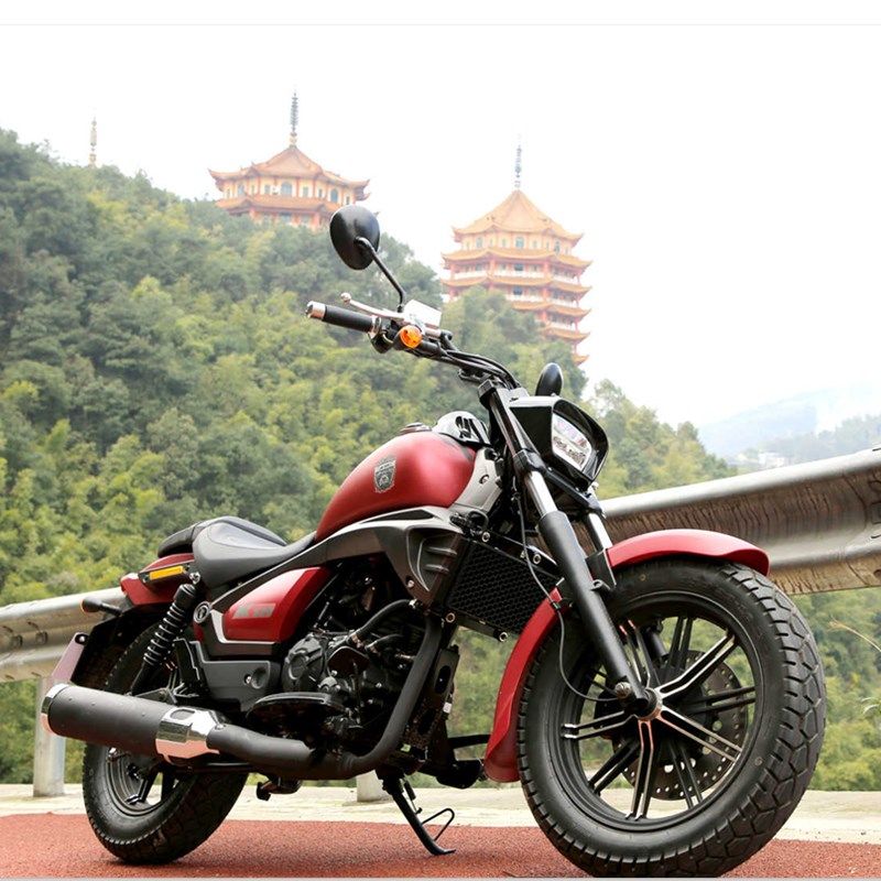 力帆复古太子摩托车k19水冷电喷美式巡航燃油摩托车整车