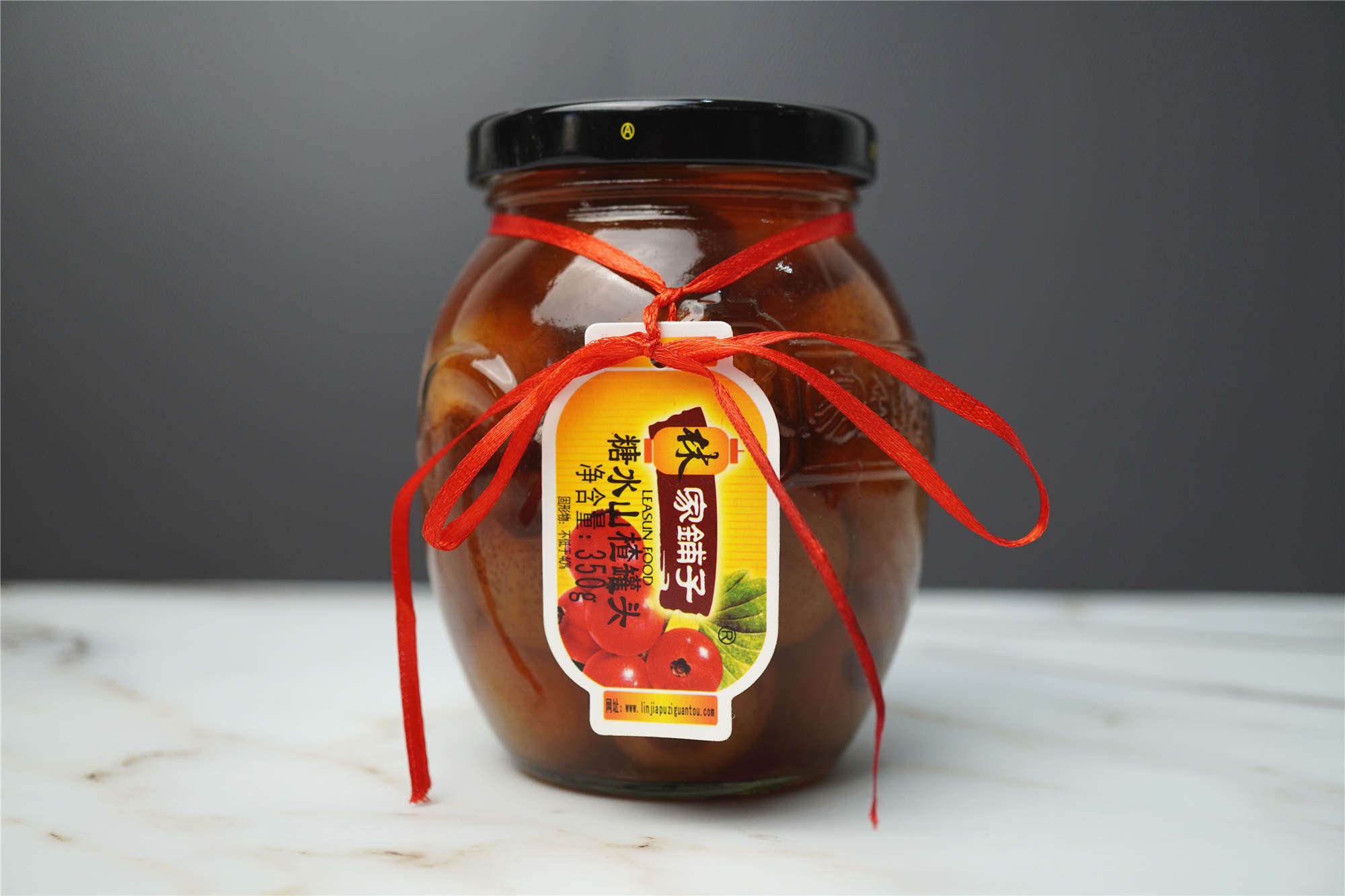 东北特产林家铺子糖水山楂罐头350g新鲜水果水果罐头