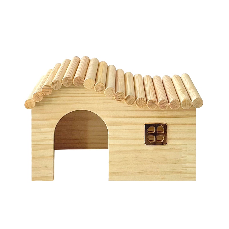 专用仓鼠宠物小木屋窝芦丁鸡木房子小窝别墅饲养窝