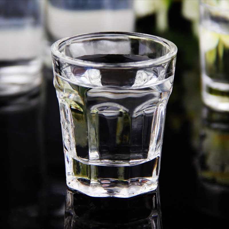 酒杯一两套装子弹家用2两高脚杯杯子一口白酒杯白酒杯