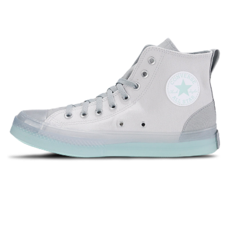 匡威男鞋新款cx蓝灰果冻透明底高帮帆布鞋帆布鞋