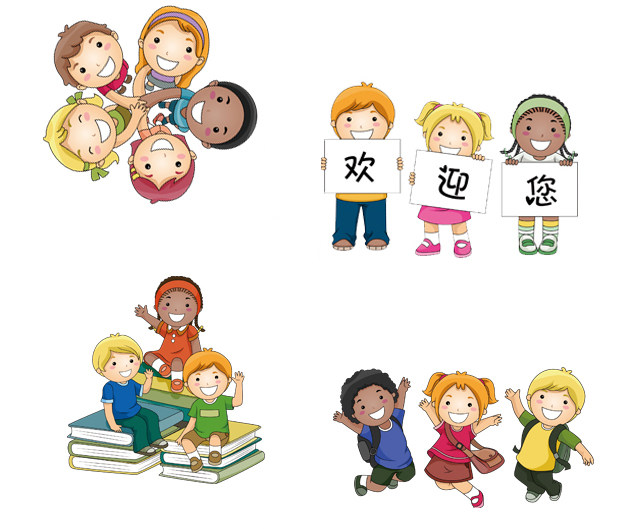 贴纸开学幼儿园卡通小朋友滑滑滑梯墙贴可爱爱小孩软装墙贴