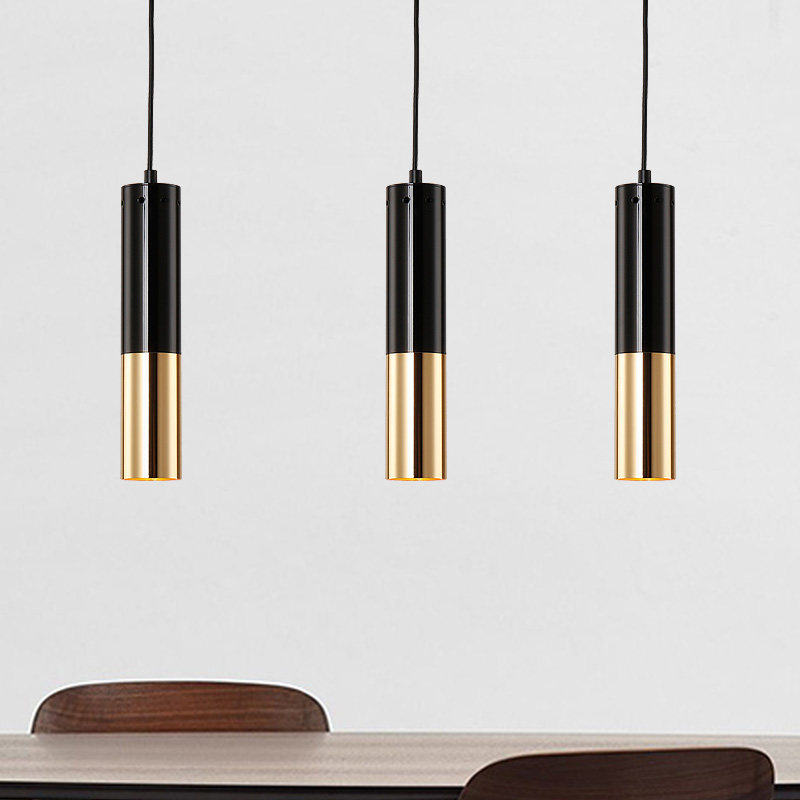 前台圆柱吊灯北欧简约餐厅吧台服装店橱窗奶茶餐厅吊灯
