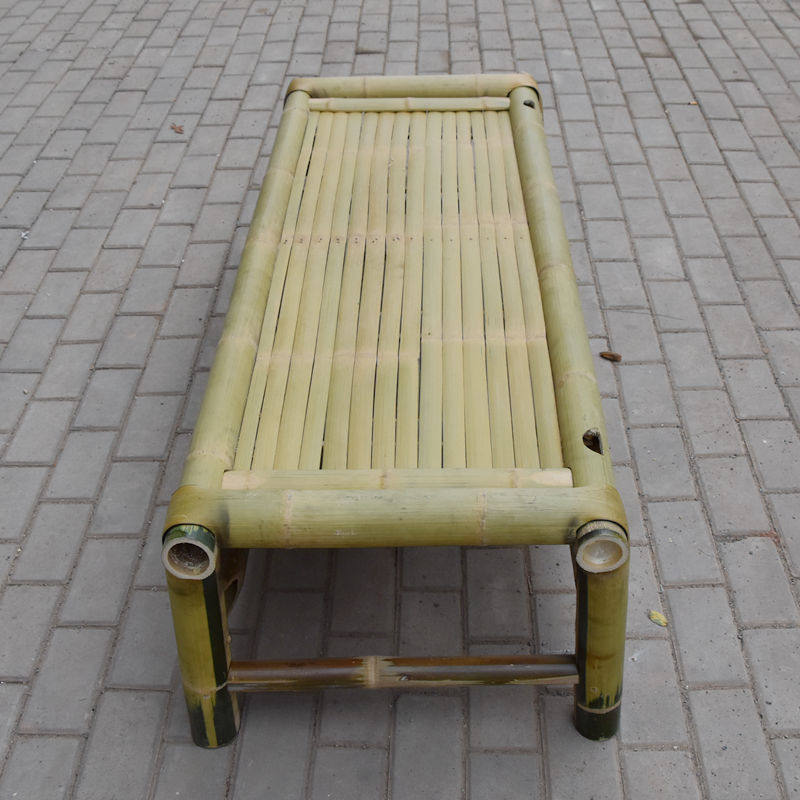 定做竹沙发靠背凉床桌夏天纳凉竹床单人床竹长凳简易躺桌椅纯手工