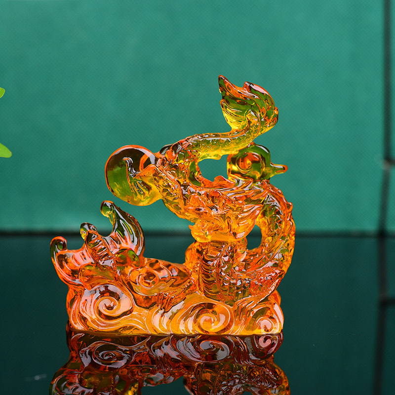 摆件开光2021年生肖属猴吉祥物飞龙龙添摆设家庭摆件