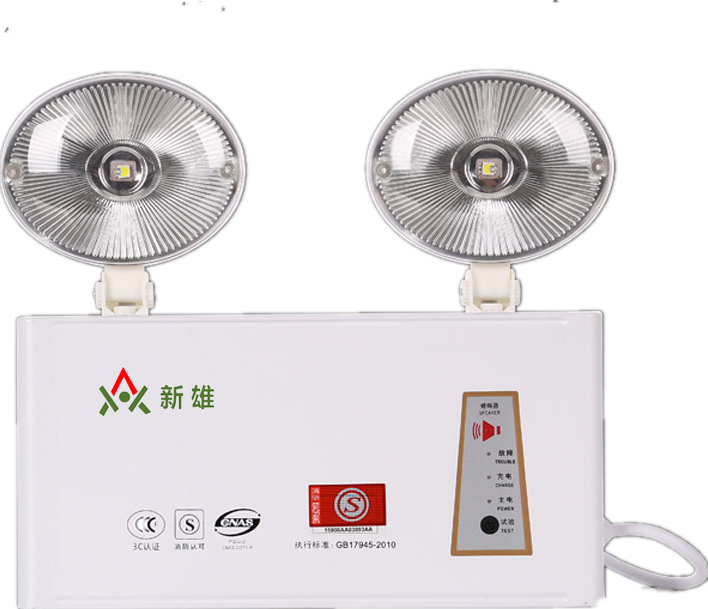led新国标消防应急灯应急照明灯 猫眼灯双头壁灯家用停电充电灯-图4