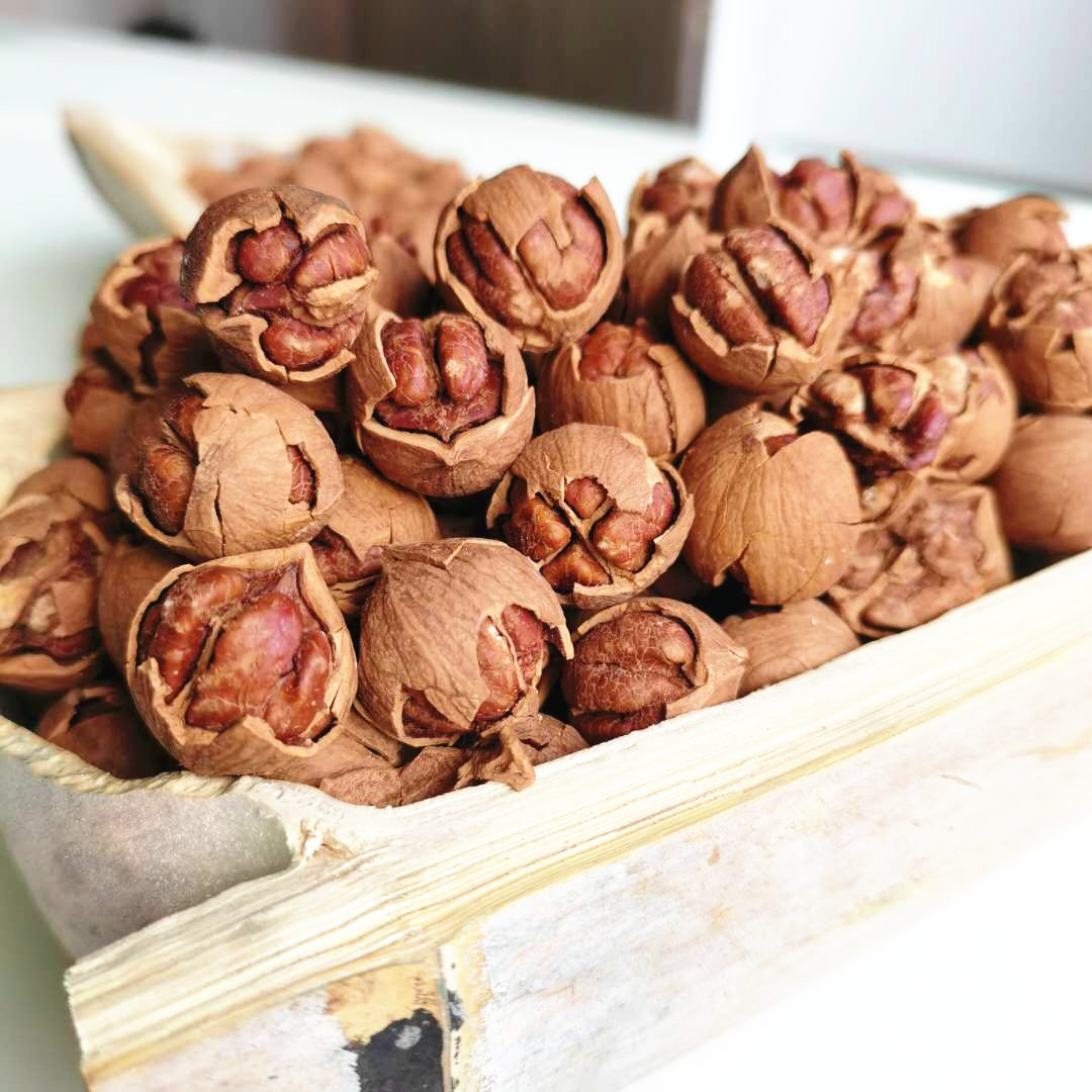 2021年新货临安野生好好剥小山核桃500g手剥坚果山核桃