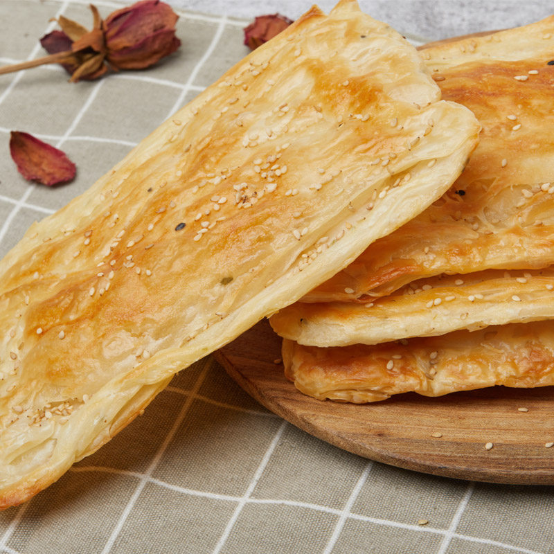 绿采鲜油酥烧饼20片淮南油酥烧饼半成品烧饼手工烧饼坯碳烤烧饼坯
