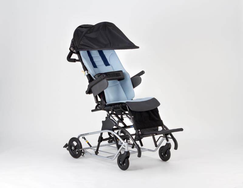 中进儿童轮椅折叠轻便便可躺全脑瘫日本铝合金手动轮椅