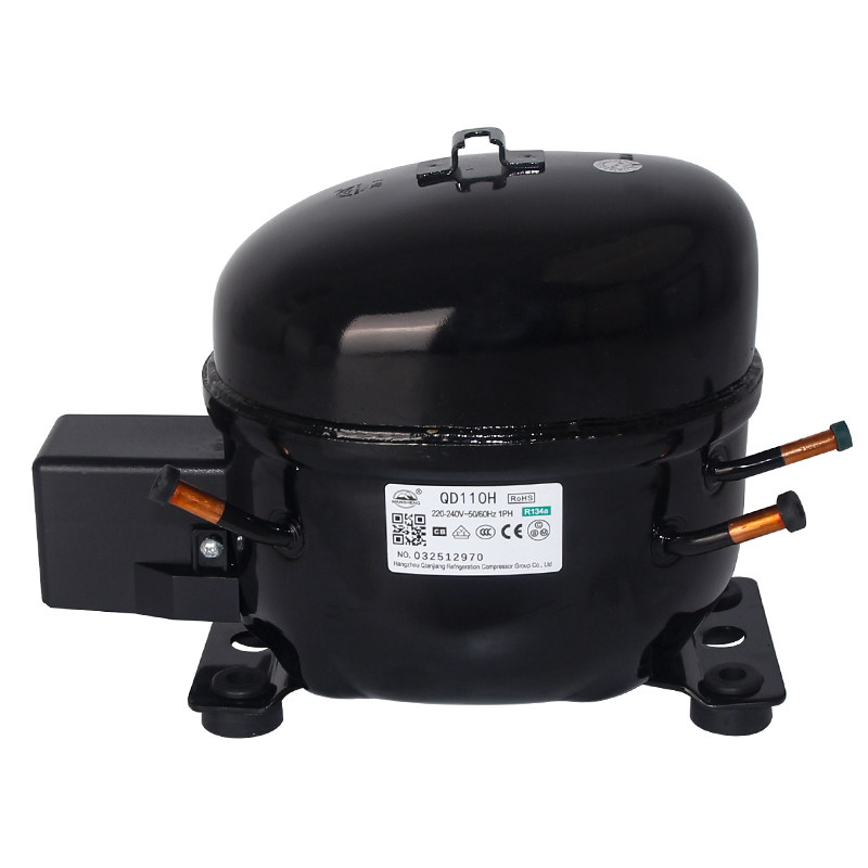 万胜r134a冰柜冰箱压缩机qd65h75h91h110h128h冰箱配件