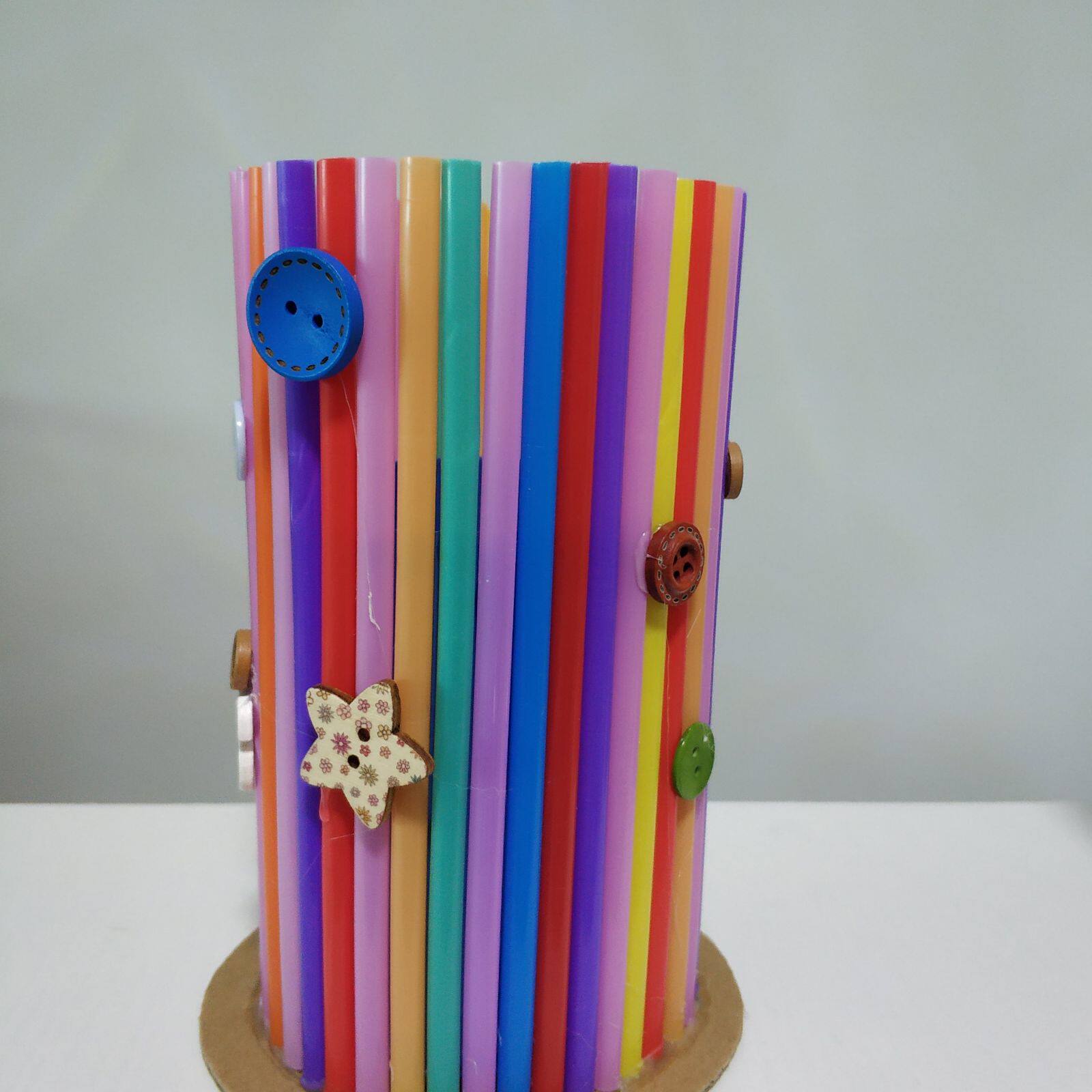 废物利用新款10岁4岁5岁3岁9岁彩色吸管其他手工制作