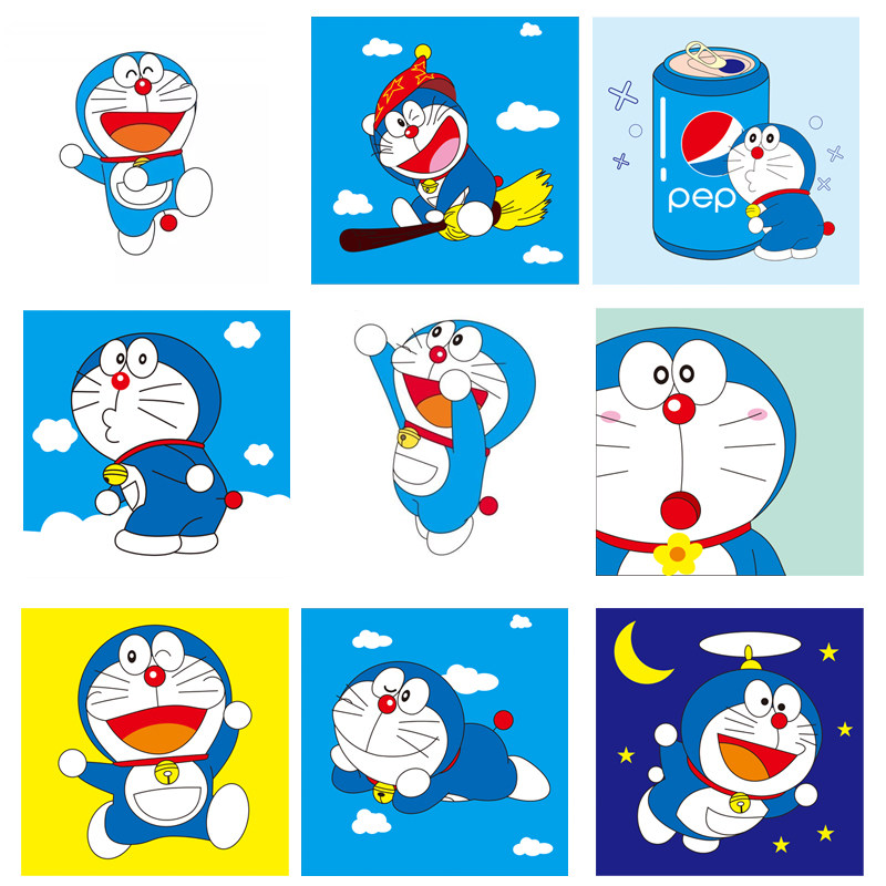 手工哆啦梦列纸浆diy材料礼物创意手工制制作diy