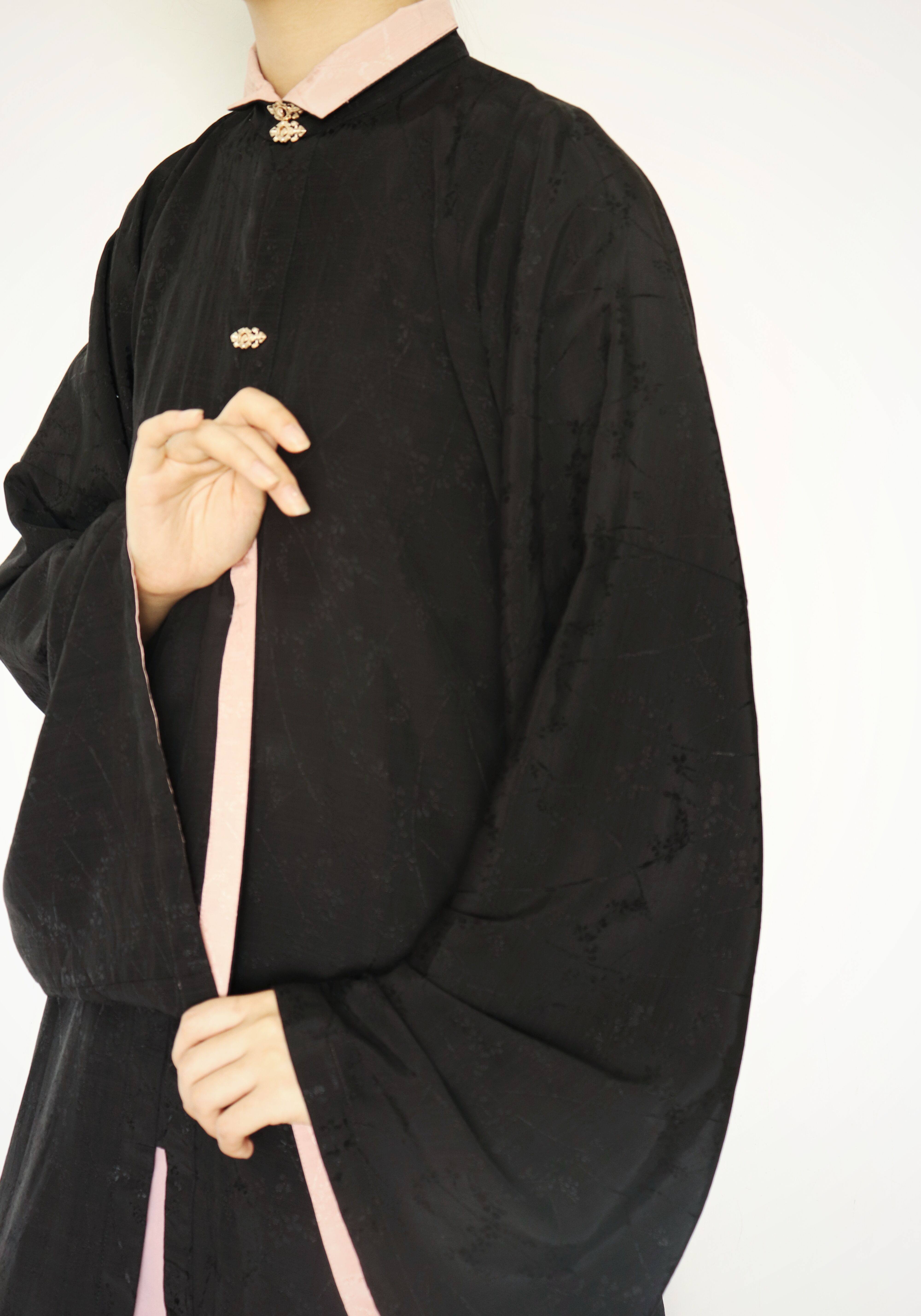 裳裳者华花枝春夏秋日常明立领竖领翻领直袖汉服