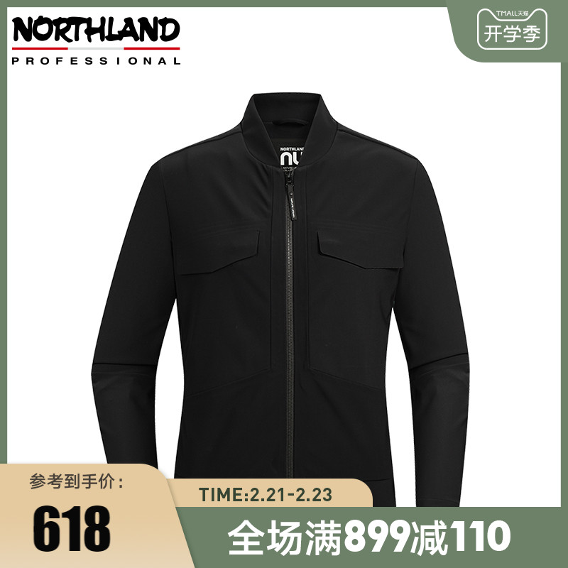 诺诗兰软壳衣男秋冬新款户外防风保暖夹克上衣NCOAN5602S