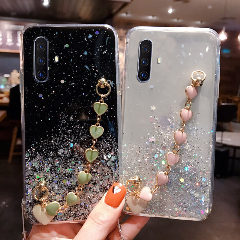 vivox30手机壳 x三十闪粉vovix软套viv0叉带水晶吊绳vivo x30防摔