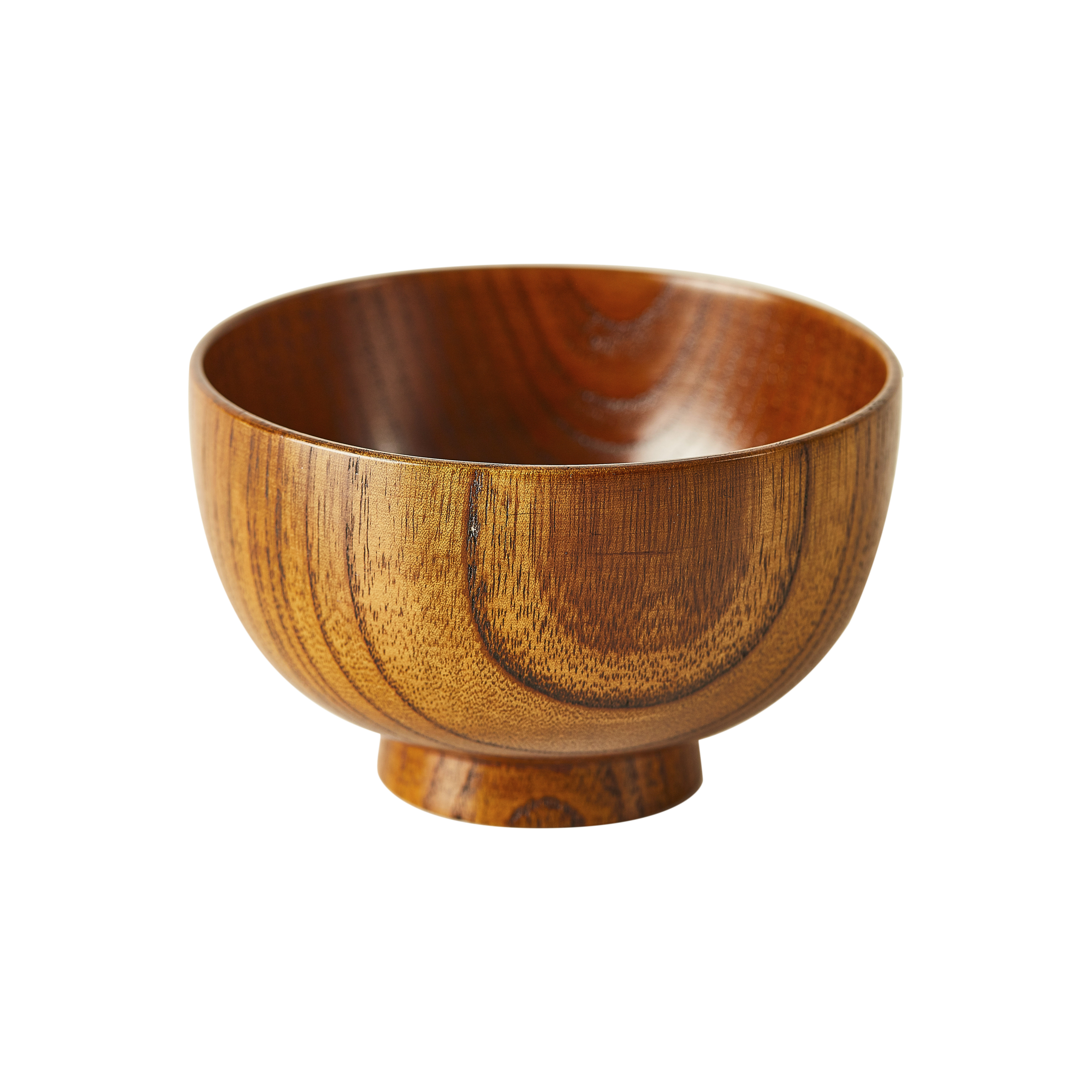 空腹日本muji同款天然酸枣木碗家用饭碗汤碗碗