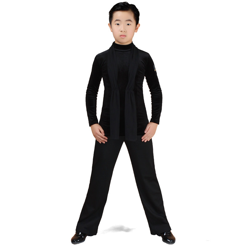 演出男童儿童拉丁舞男孩男生少儿夏季练功比赛拉丁舞演出服