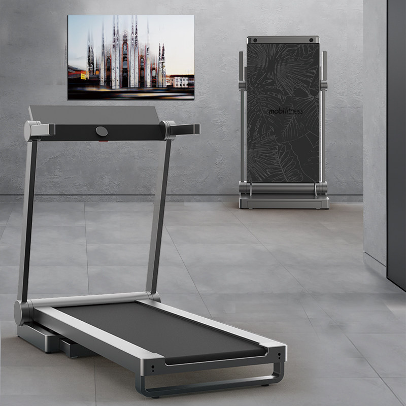 莫比智能跑步机家用款小型折叠式多功能超静音减震室内健身房专用