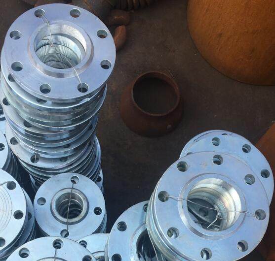 丝扣法兰法兰盘镀锌片丝水泵泵房16公斤法兰新