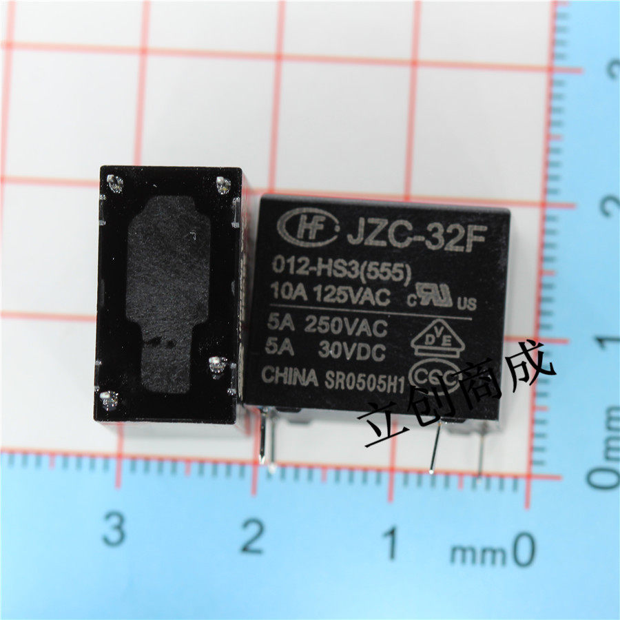 继电器sjs112dm4脚一组常开5a250vacjzc32f012hs3芯片