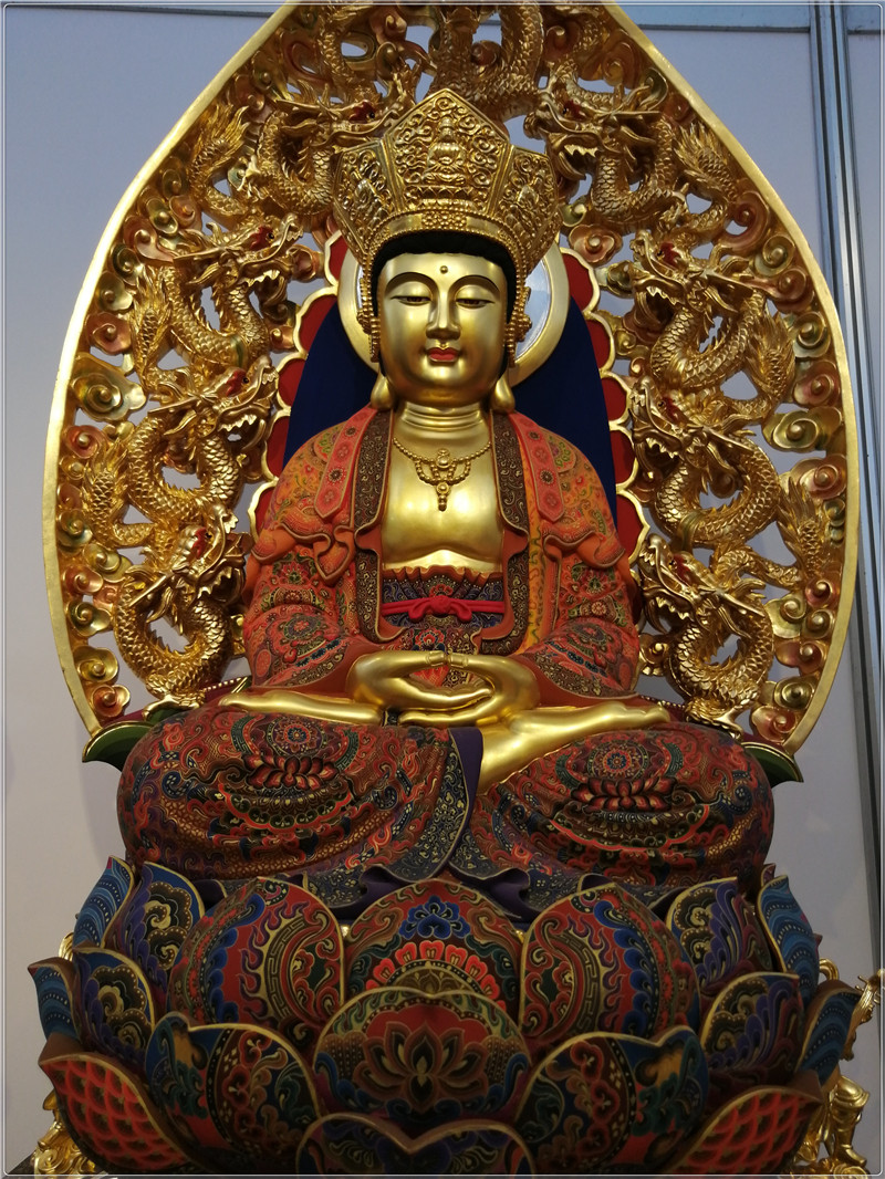 毗卢观音纯天然香樟木雕佛像摆件善财童子龙女其他工艺饰品