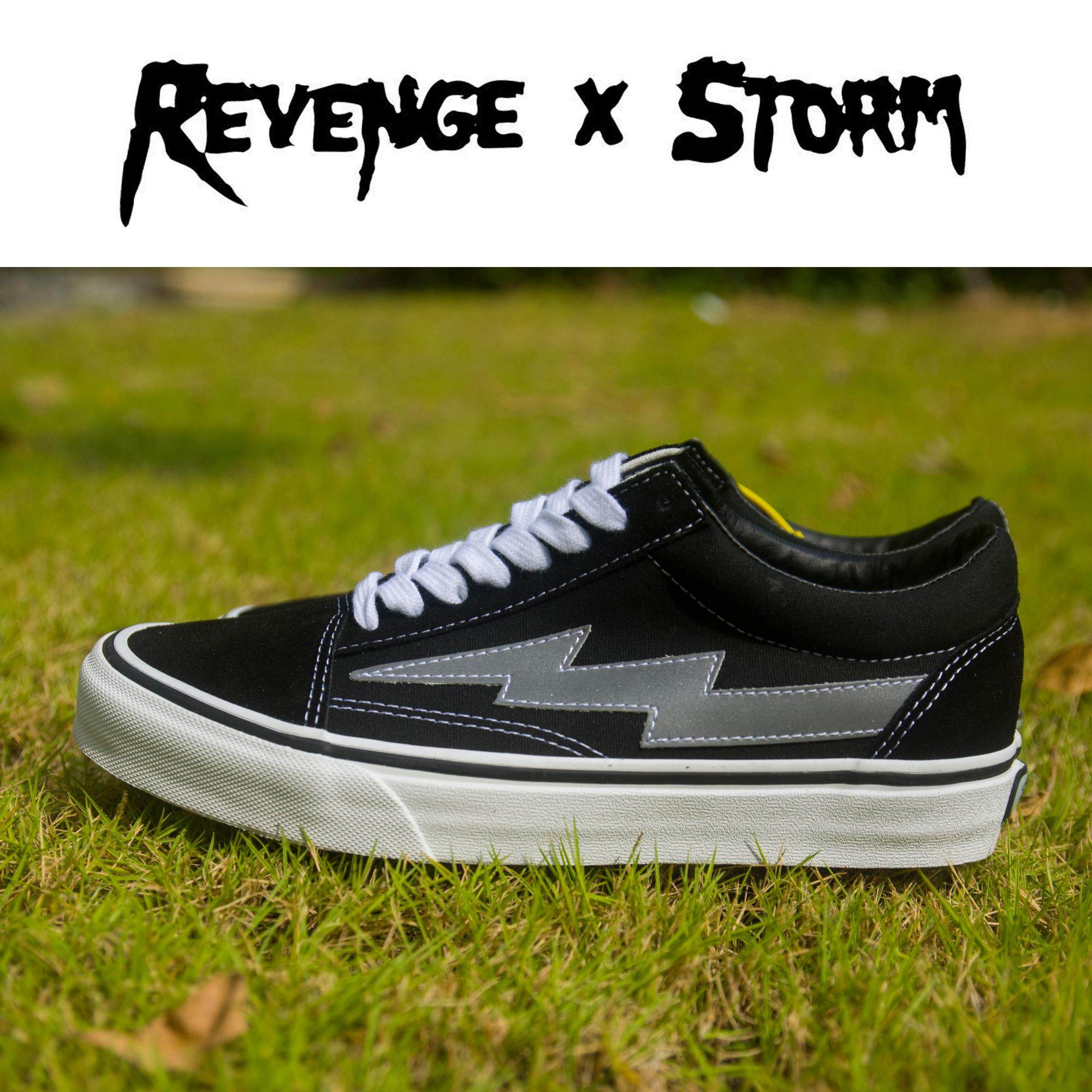 美版火焰闪电revengestorm复仇风暴滑板鞋女情侣运动休闲鞋